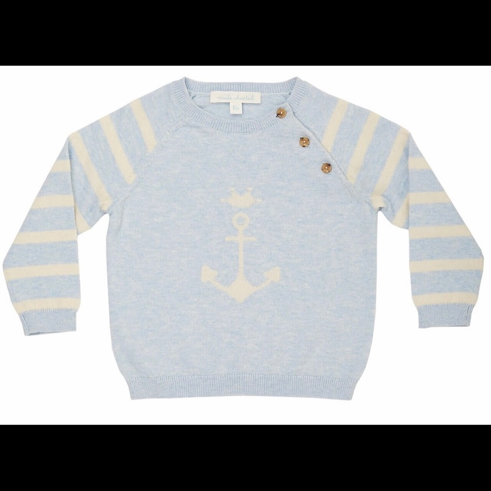 NWT 12m Marie Chantal Anchor Sweater